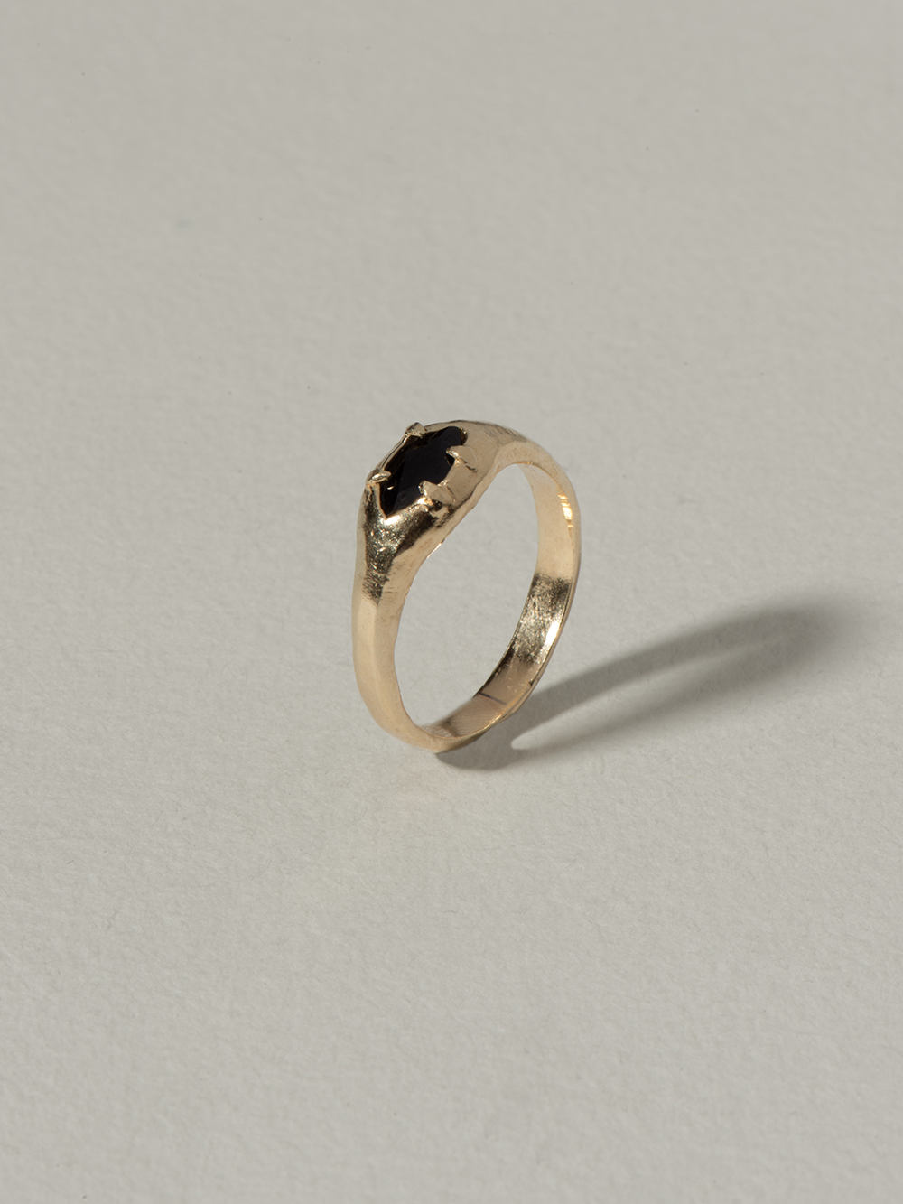 Hypnotize - Black Onyx | Gold Plated Silver