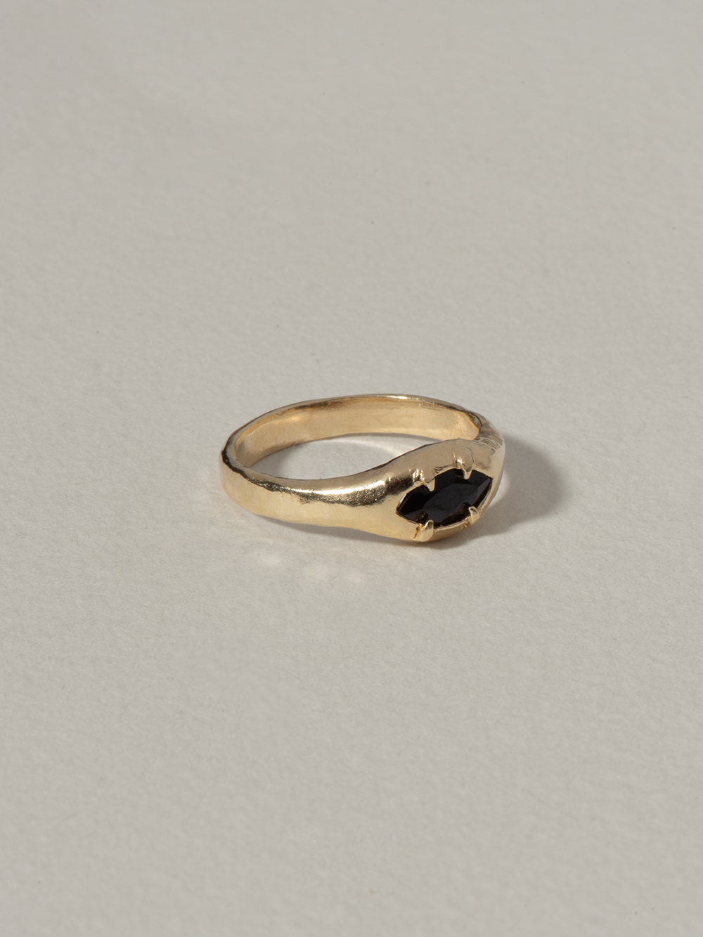 Hypnotize - Black Onyx | Gold Plated Silver