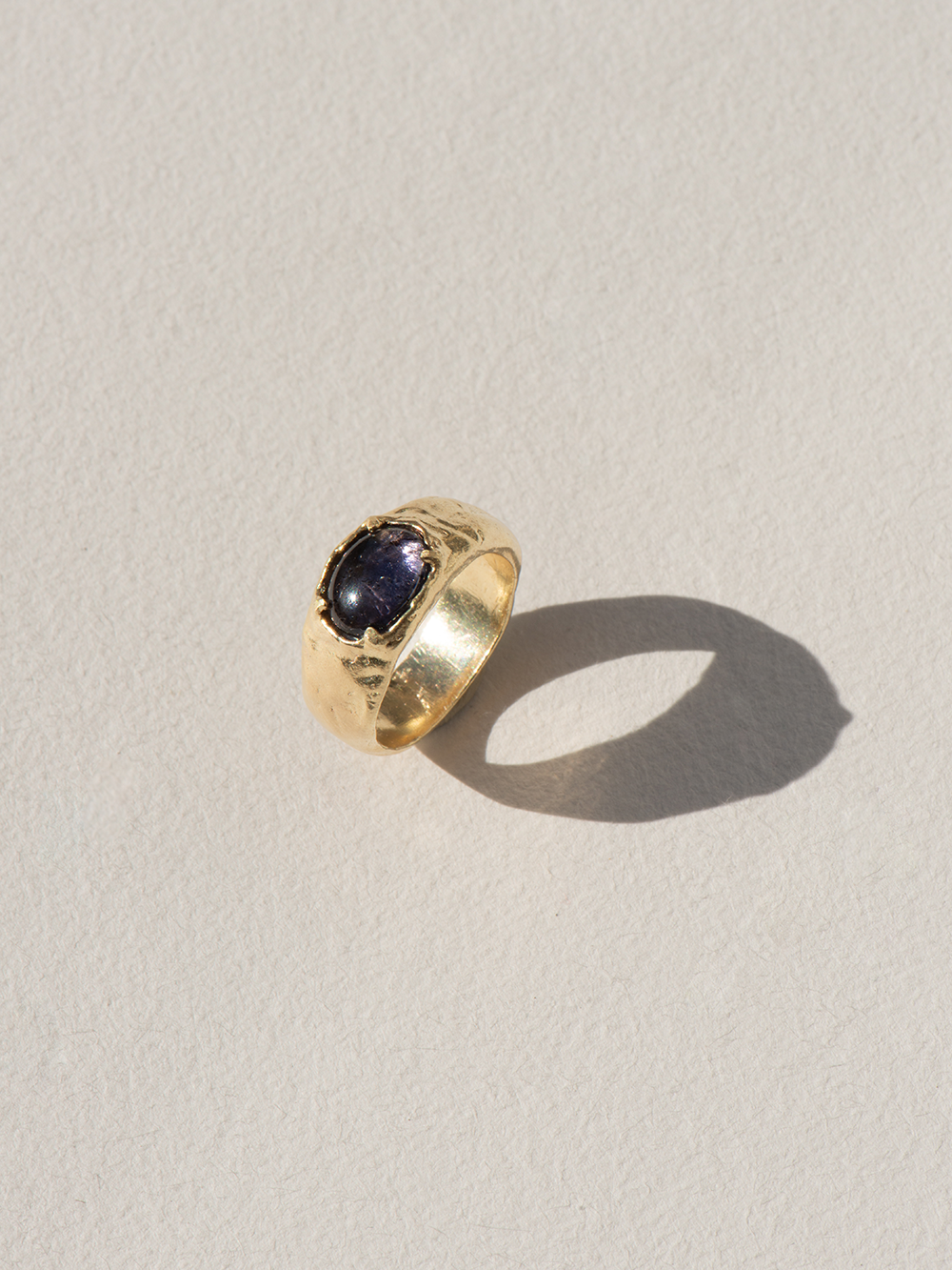 I'm bright - Iolite | Gold Plated Silver