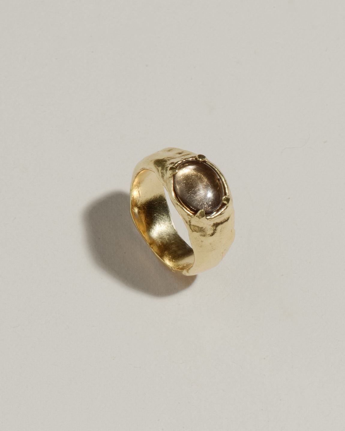 I'm bright - Smokey Quartz | Gold Plated Silver