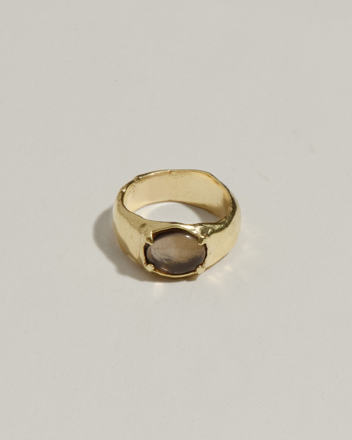 I'm bright - Smokey Quartz | Gold Plated Silver