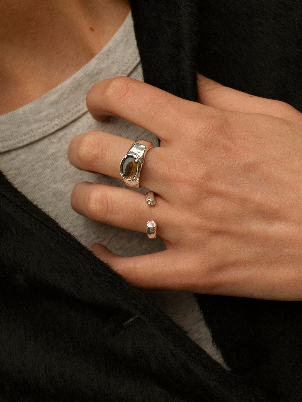 I'm bright - Smokey Quartz | 925 Sterling Silver