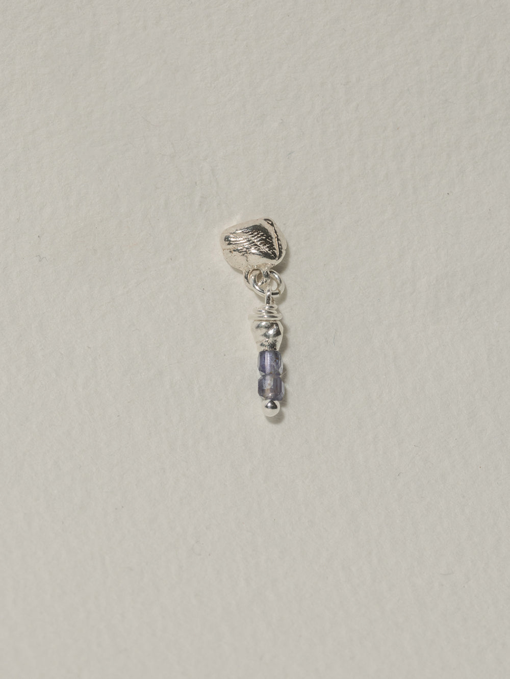 Island stud - Iolite | 925 Sterling Silver