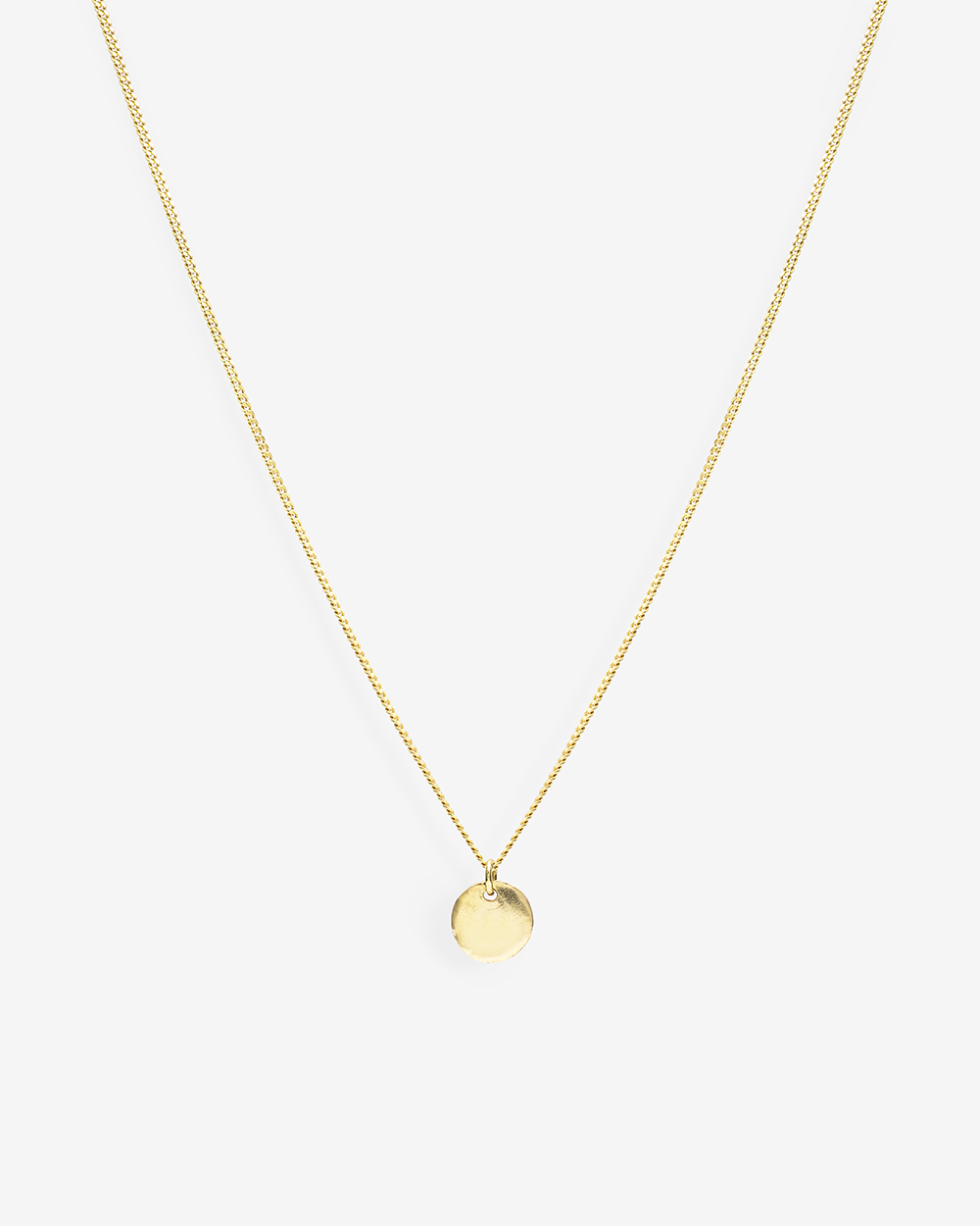 Full moon M | Gold Plated Silver