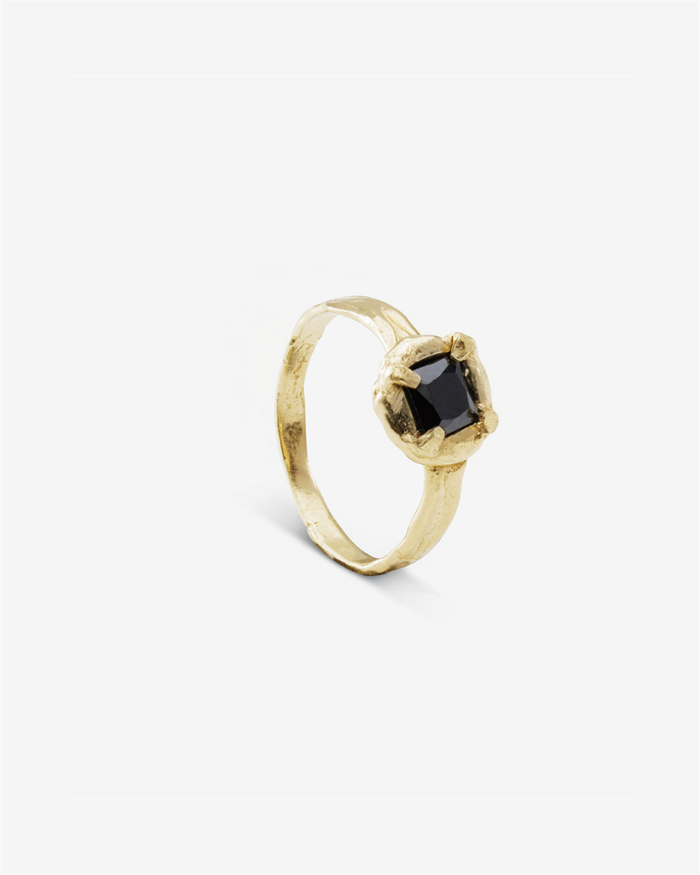 Keep me - Onyx | Gold Plated Silver