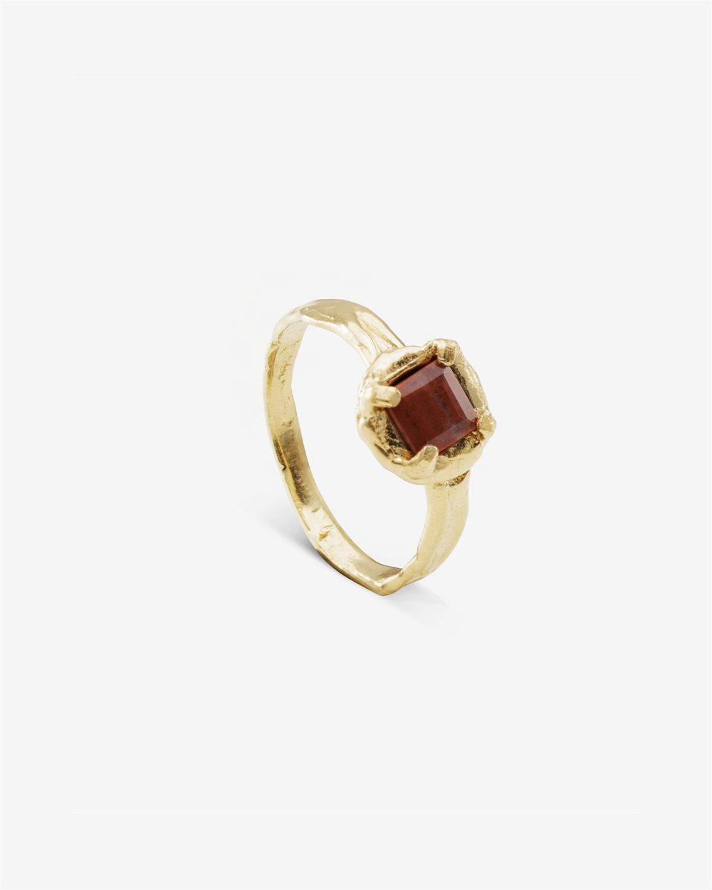 Keep me - Red Jasper | Gold Plated Silver