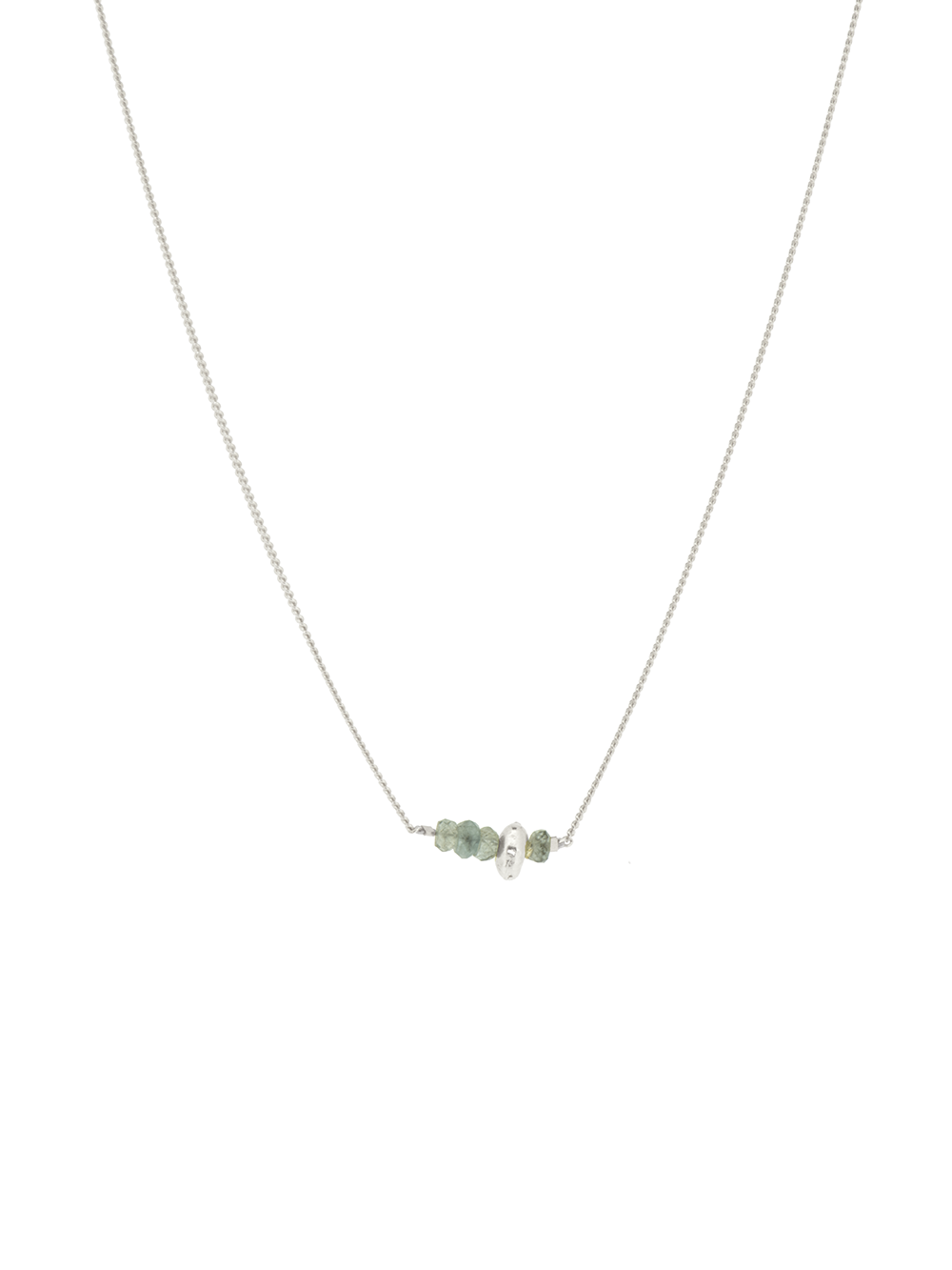 Keep going - Moss Aquamarine | 925 Sterling Silver