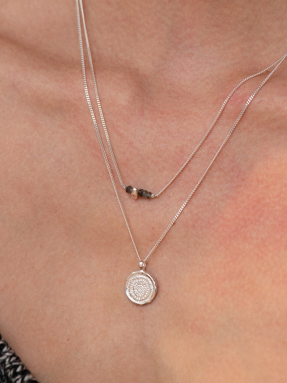 Keep going - Moss Aquamarine | 925 Sterling Silver