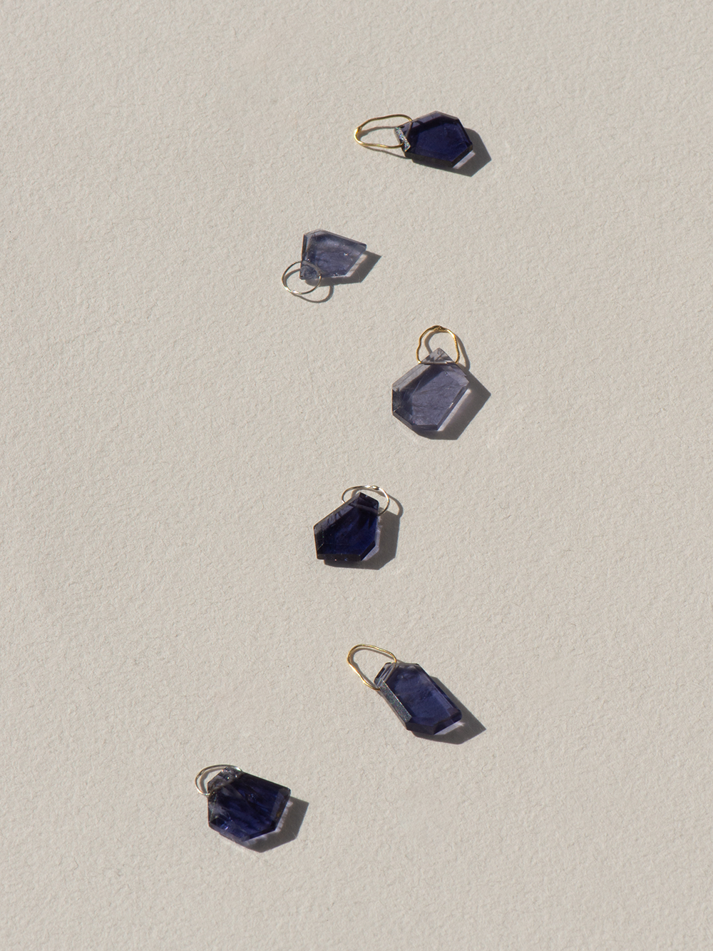 Light me up - Iolite | Gold Plated Silver