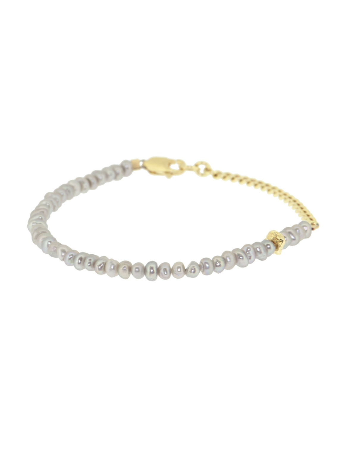 Love right back - Grey Pearl | 14K Gold Plated