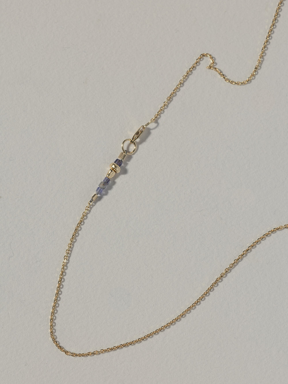 Memories - Iolite | Gold Plated Silver