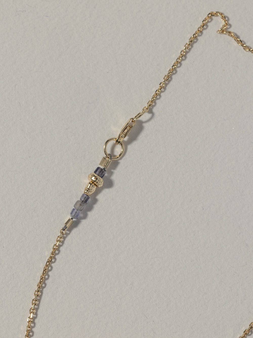 Memories - Iolite | Gold Plated Silver
