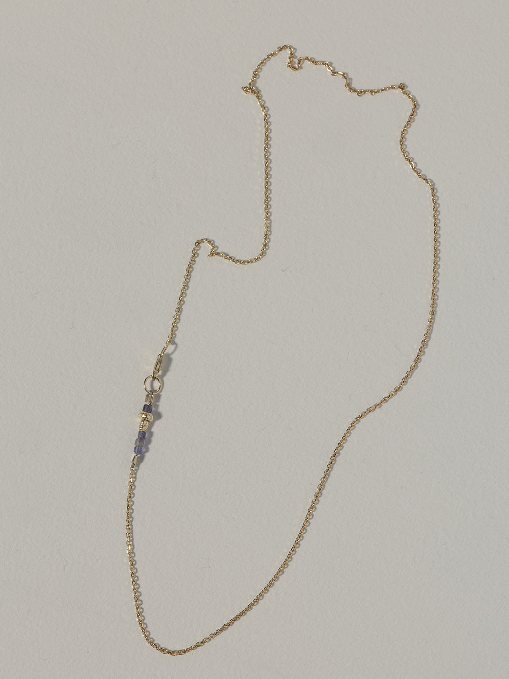 Memories - Iolite | Gold Plated Silver