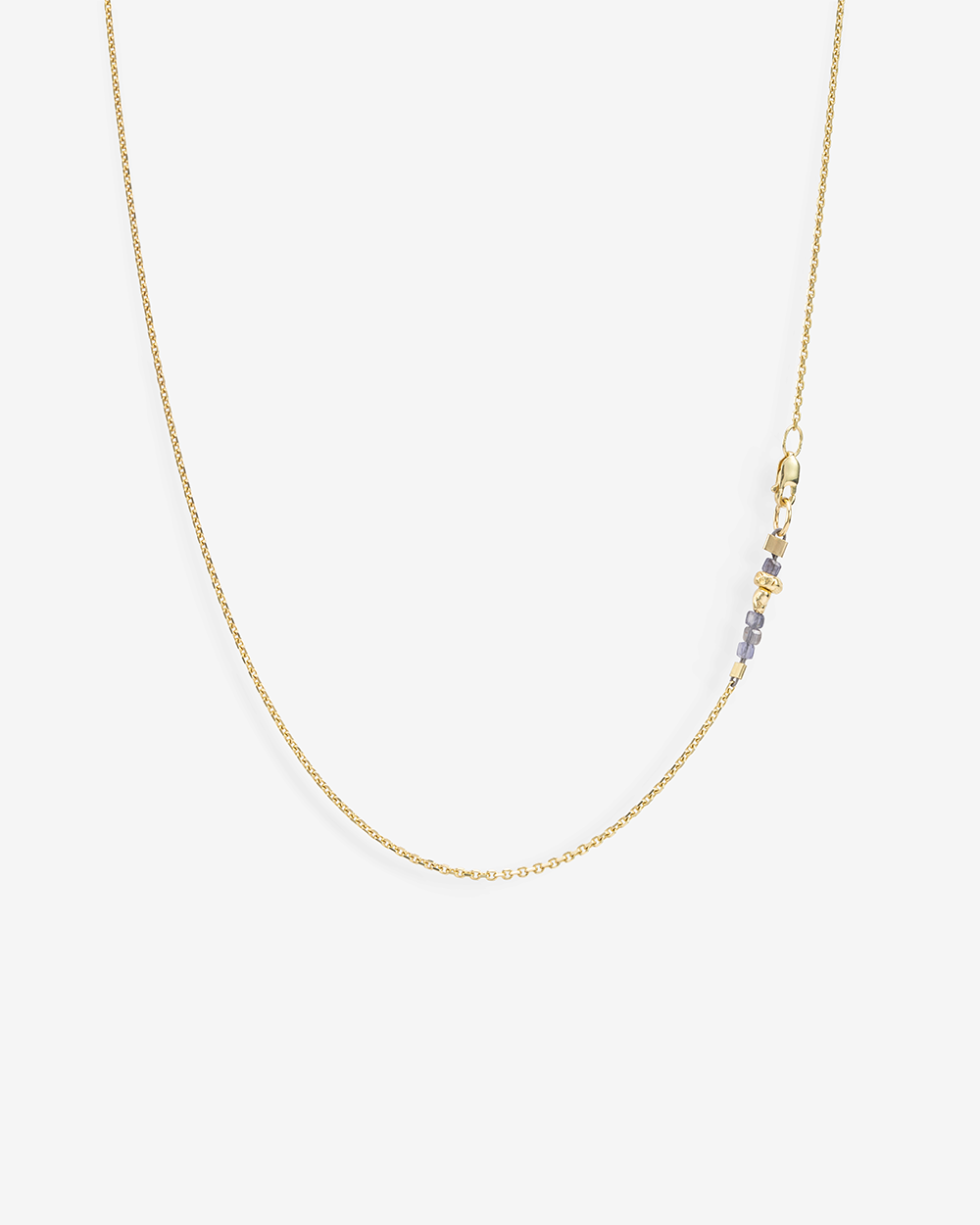 Memories - Iolite | Gold Plated Silver