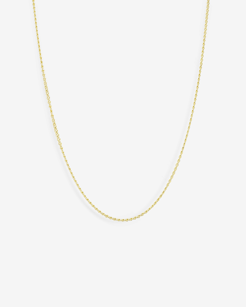 Never ending 1.8 mm | Gold Plated Silver