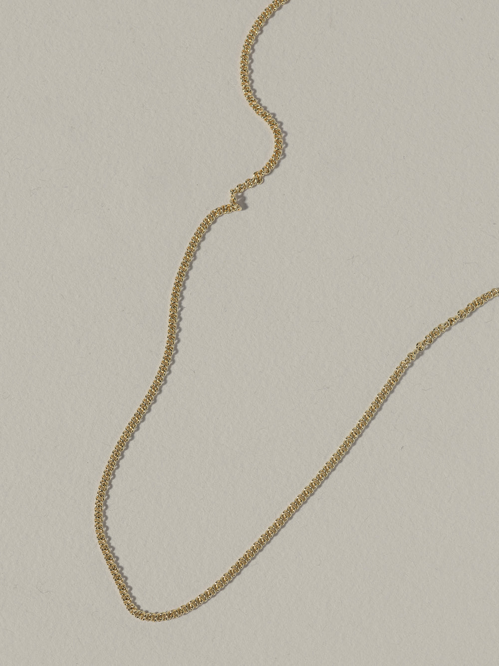 Never ending 1.8 mm | Gold Plated Silver