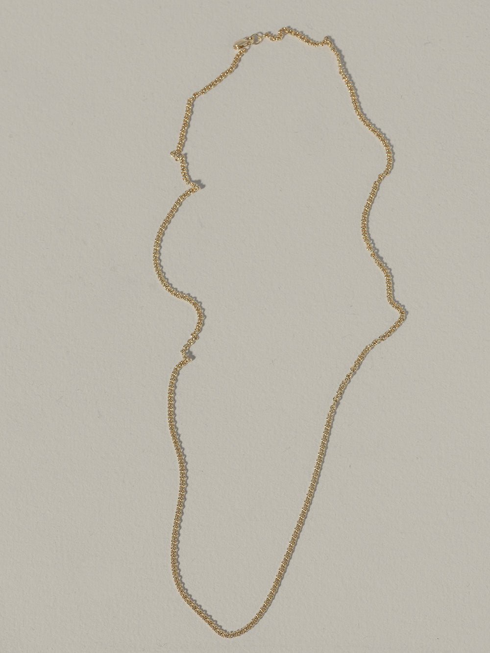 Never ending 1.8 mm | Gold Plated Silver