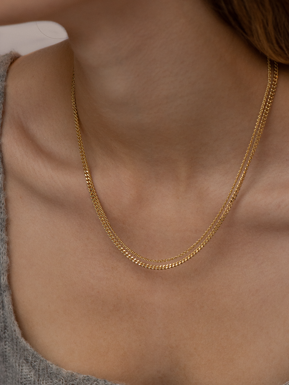 Never ending 1.8 mm | Gold Plated Silver