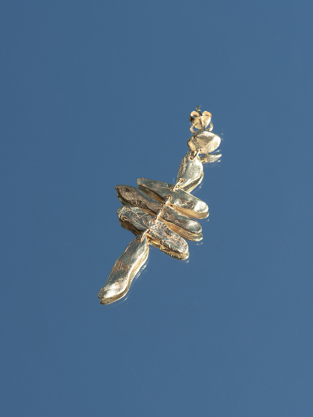 Night bird | Gold Plated Silver