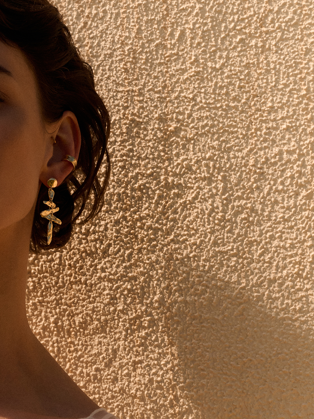Night bird | Gold Plated Silver