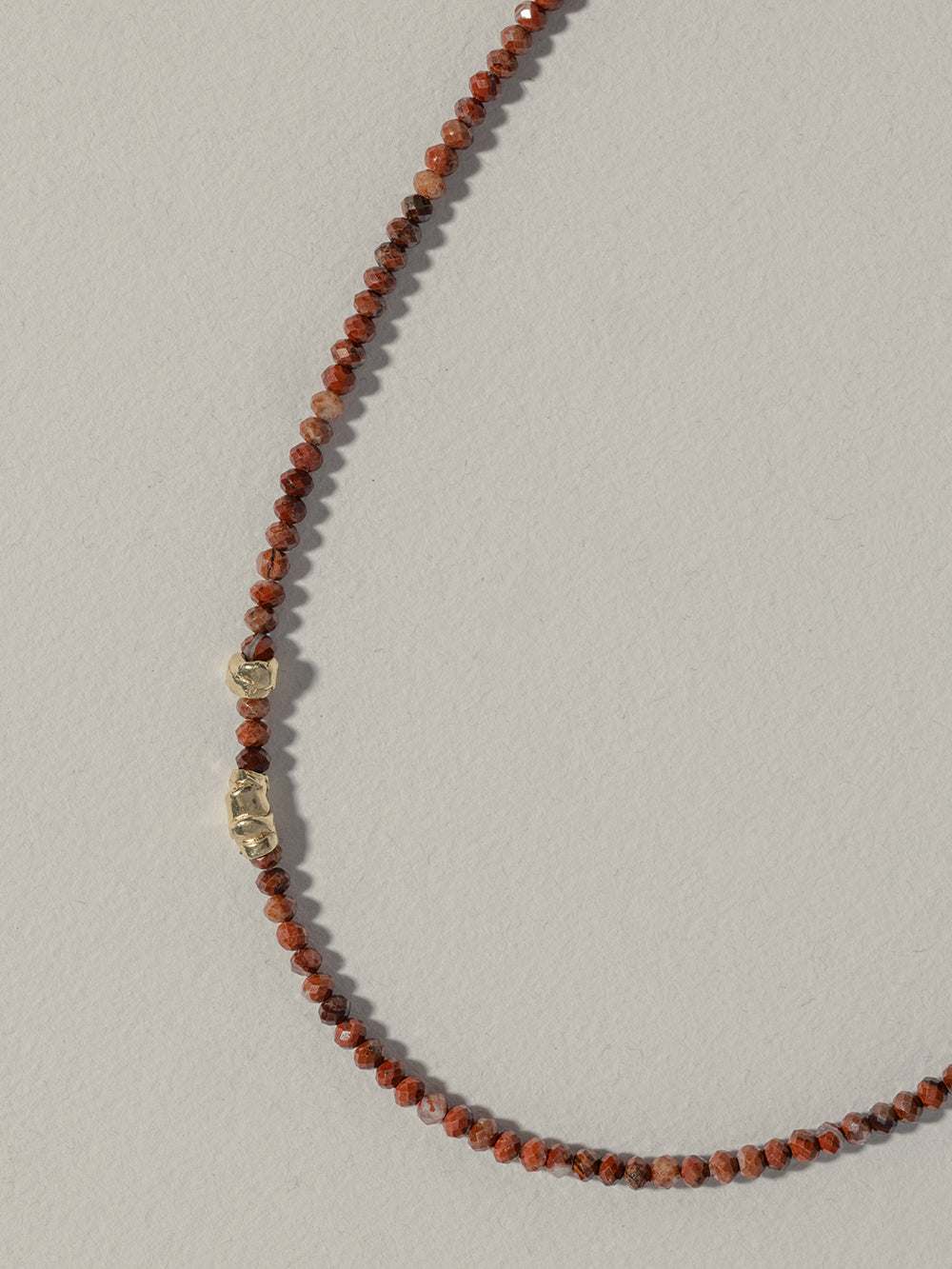 Nightfall - Red Jasper | Gold Plated Silver