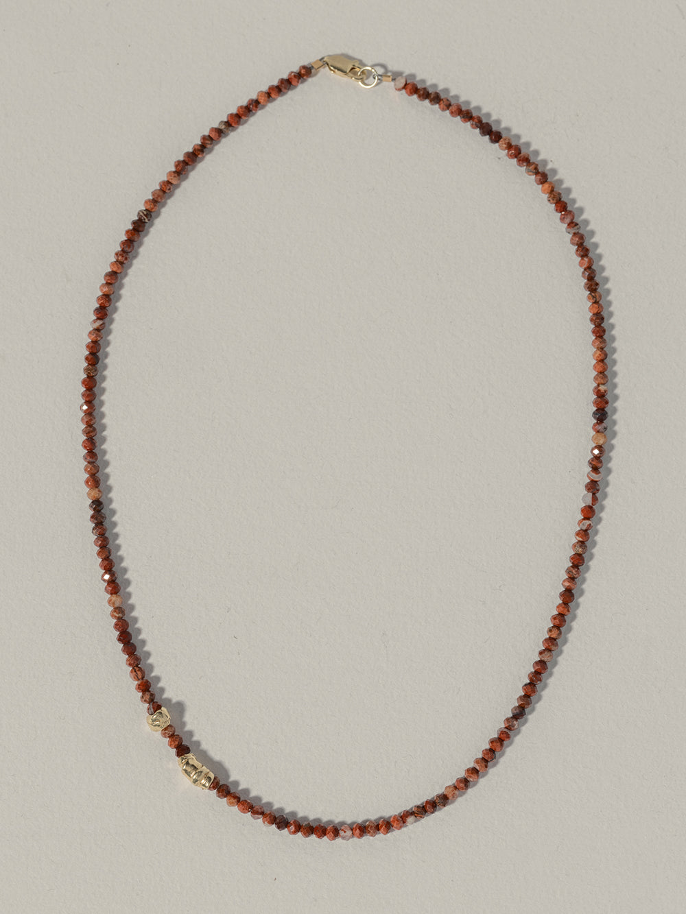 Nightfall - Red Jasper | Gold Plated Silver