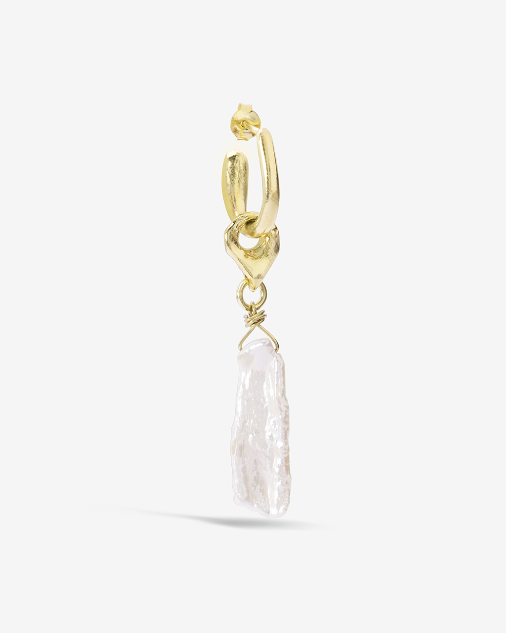 Rebel - Pearl | Gold Plated Silver