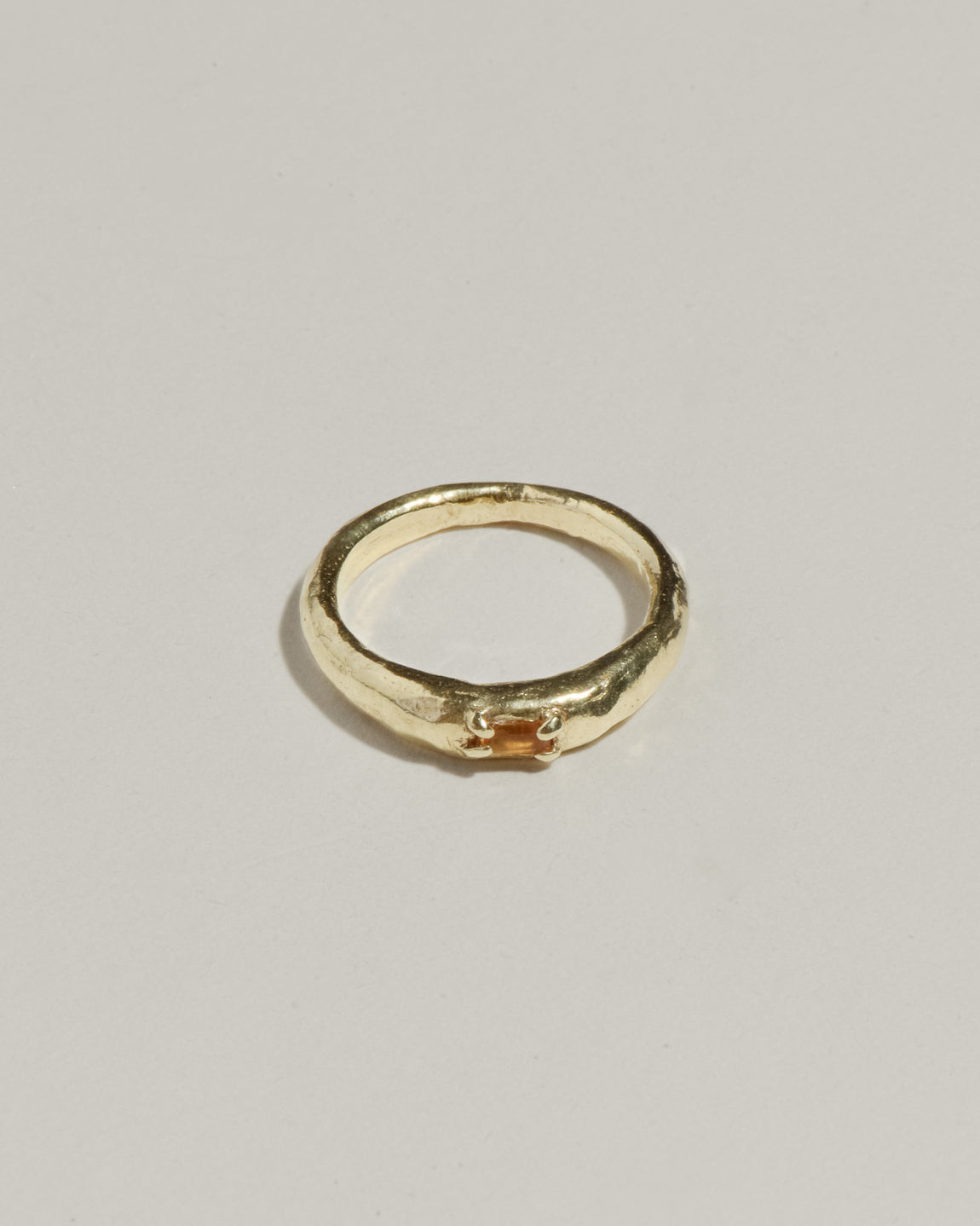 River - Citrine | Gold Plated Silver