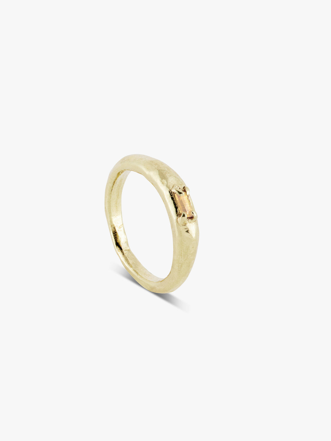 River - Citrine | Gold Plated Silver