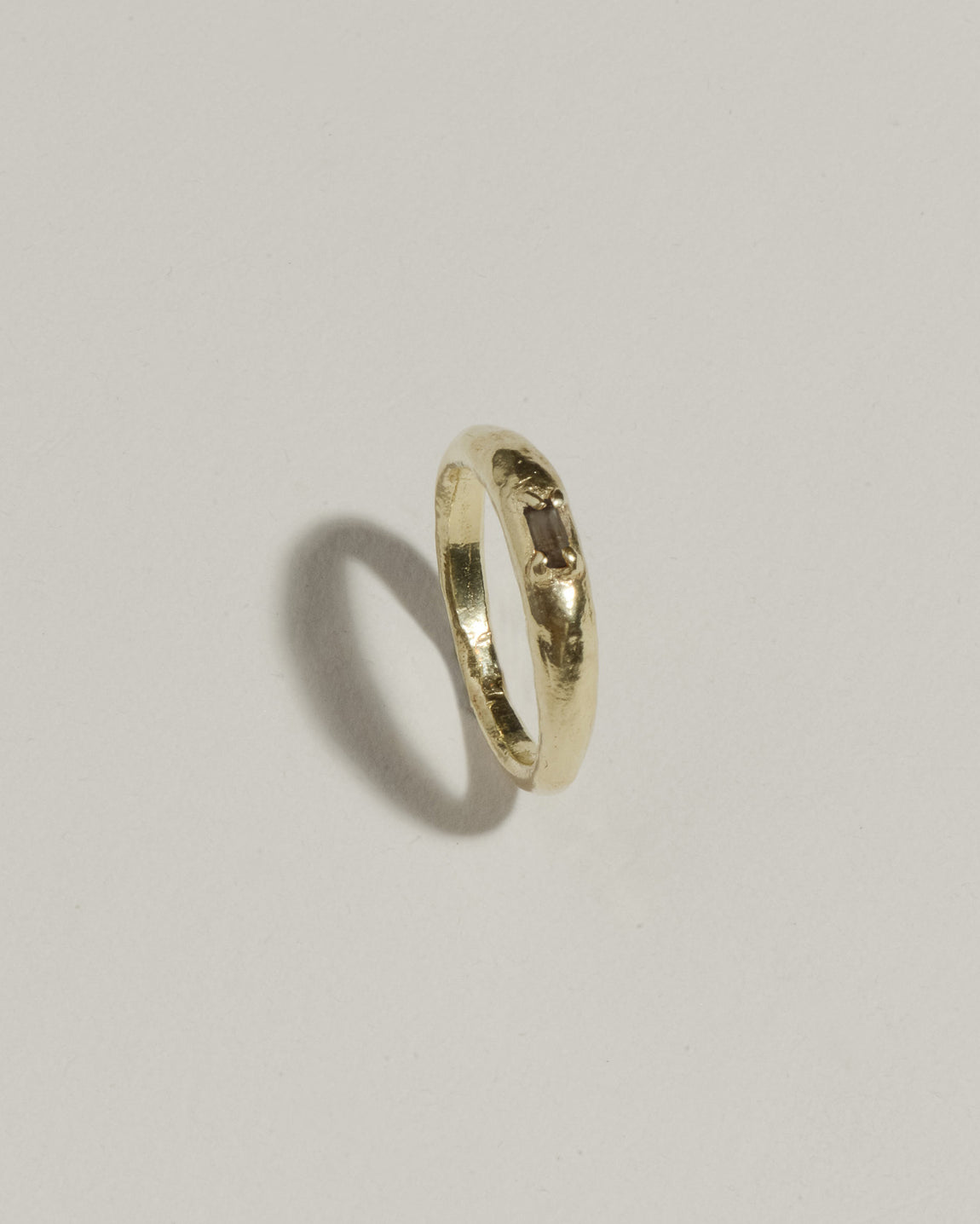 River - Smokey Quartz | Gold Plated Silver