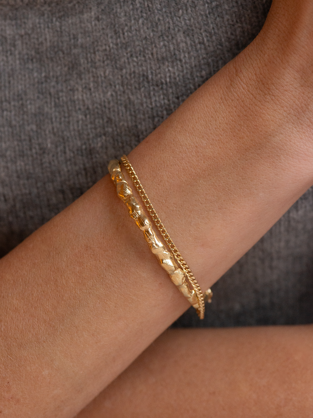 Rough road | Gold Plated Silver
