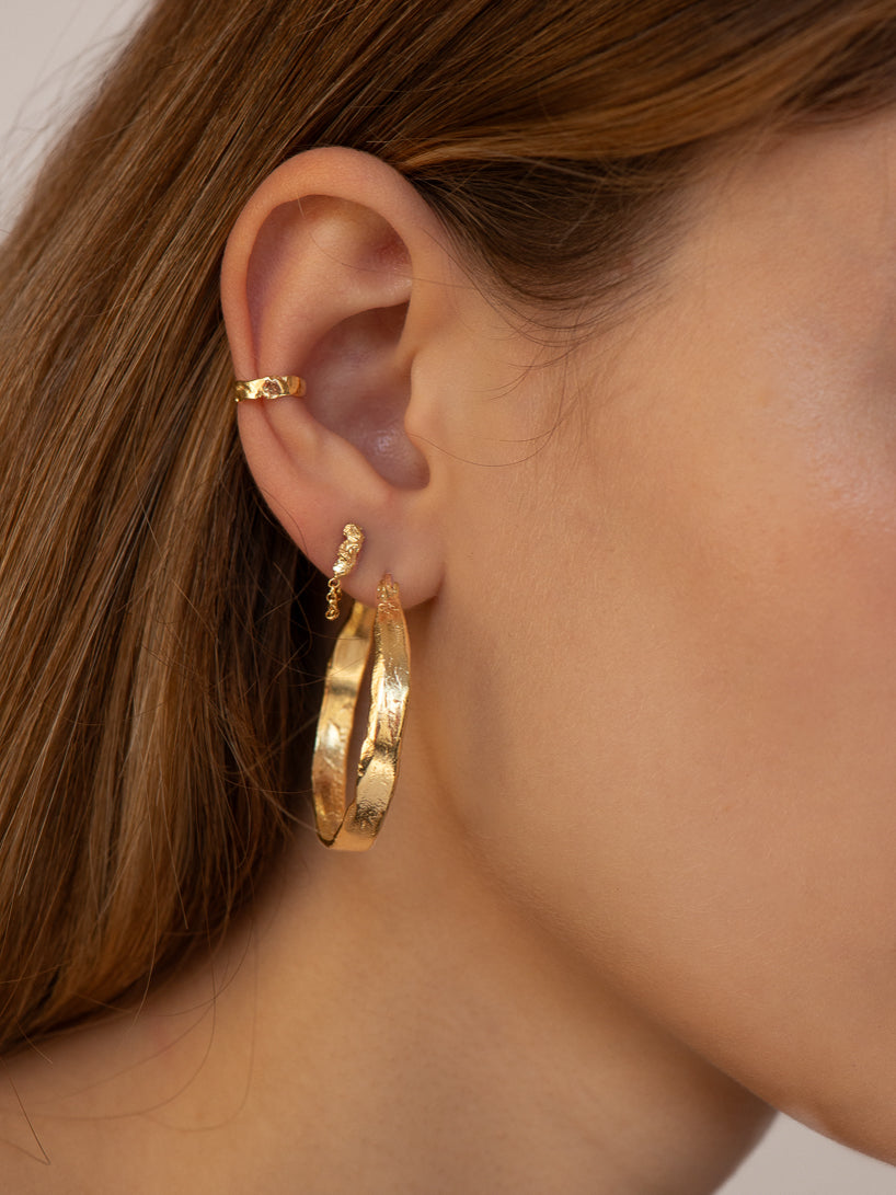 Hooked | Gold Plated Silver