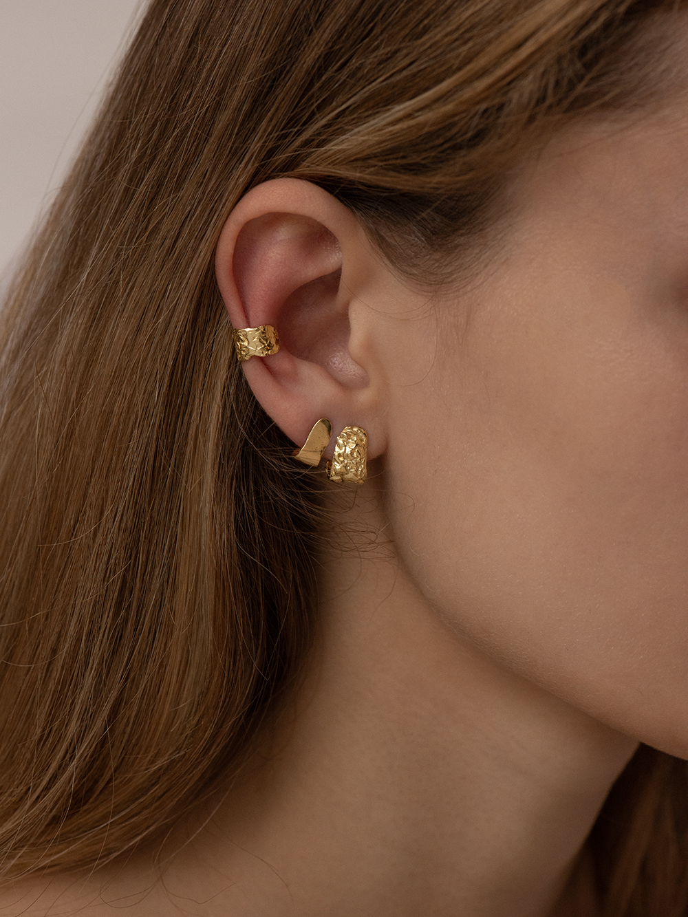Stormy | Gold Plated Silver