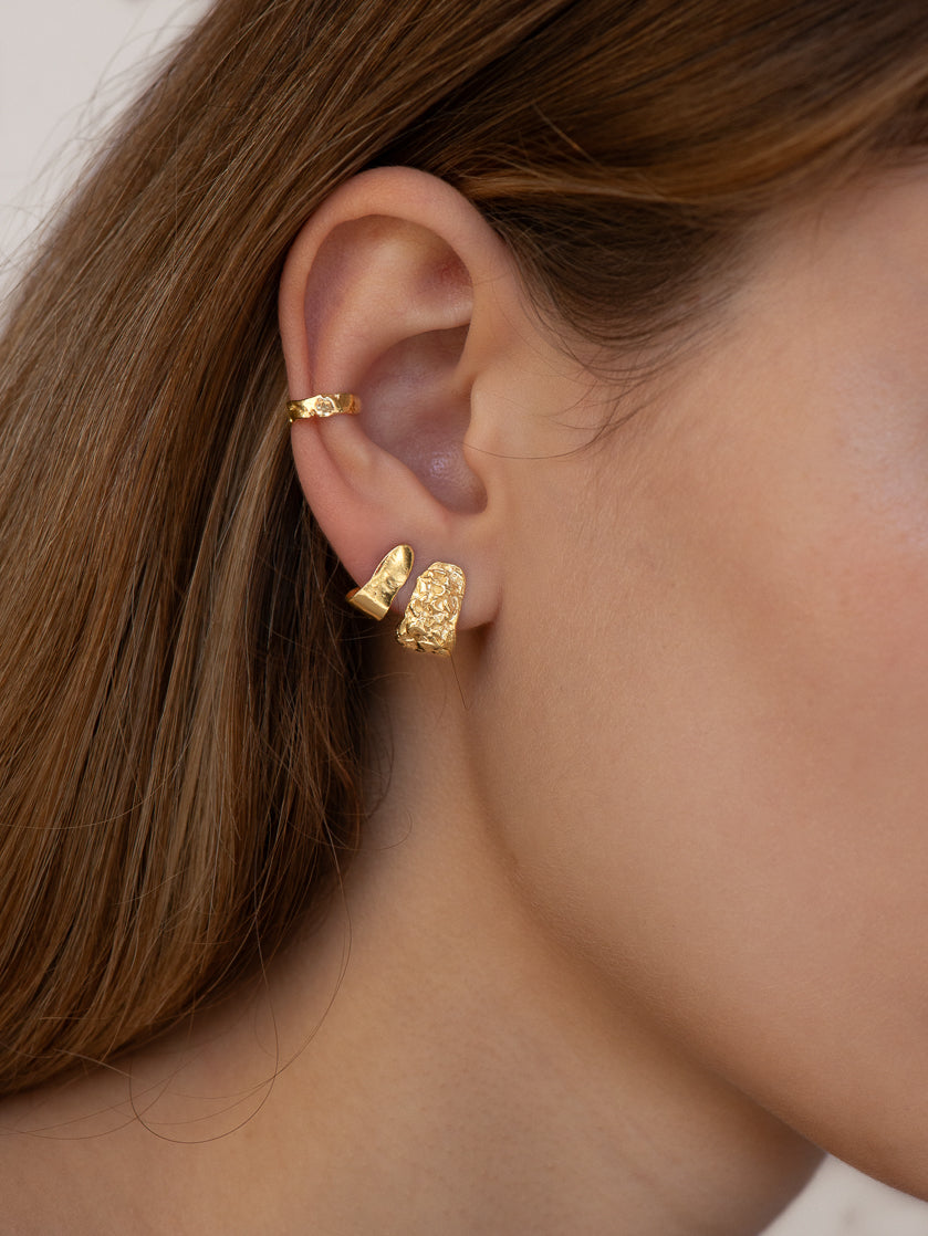 Stormy | Gold Plated Silver