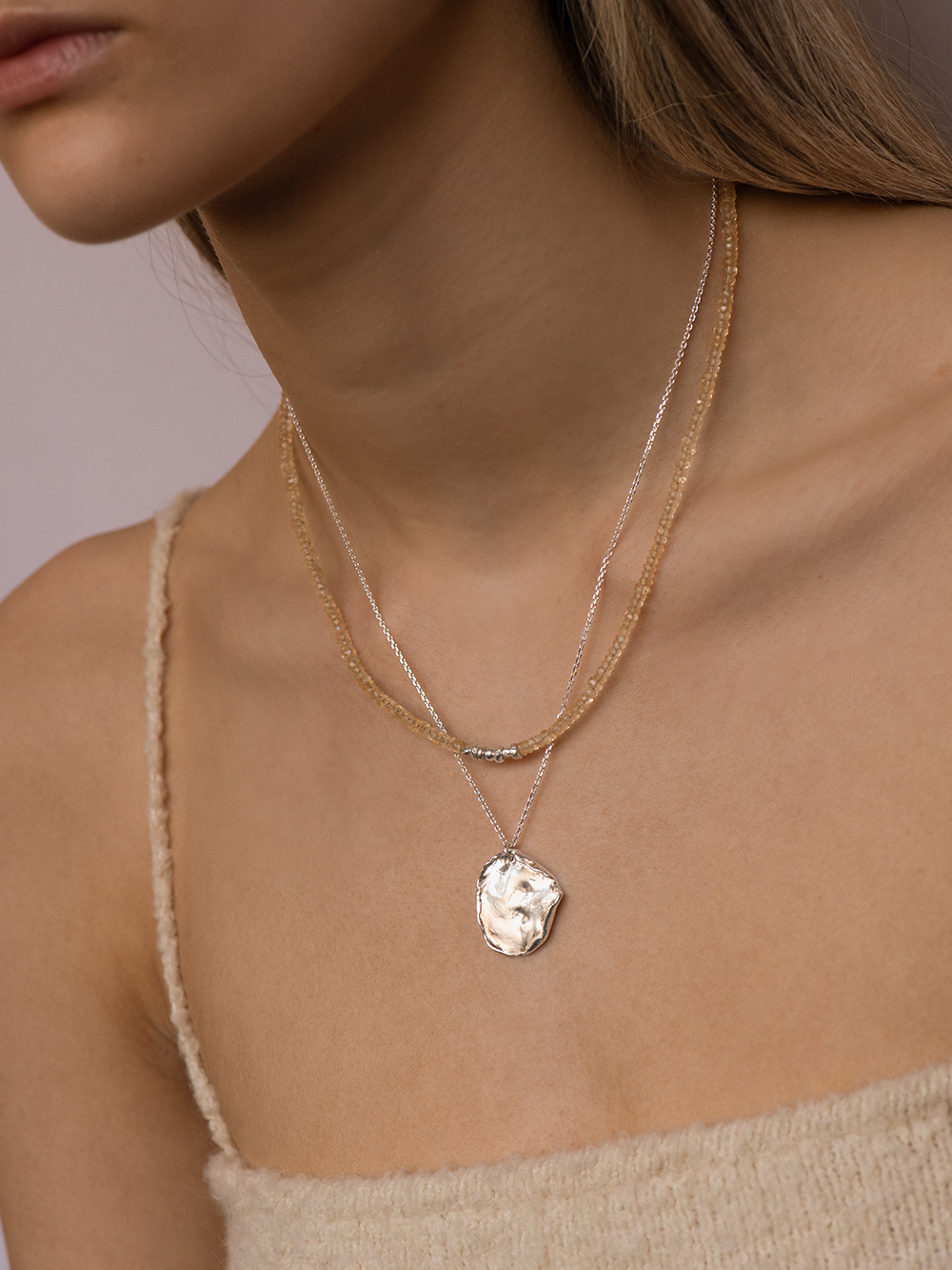 Summer light | Gold Plated Silver