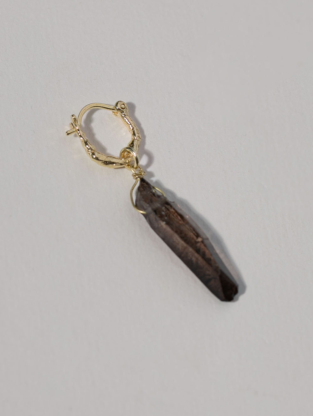 Sunny soldier - Smokey Quartz | 14K Gold Plated