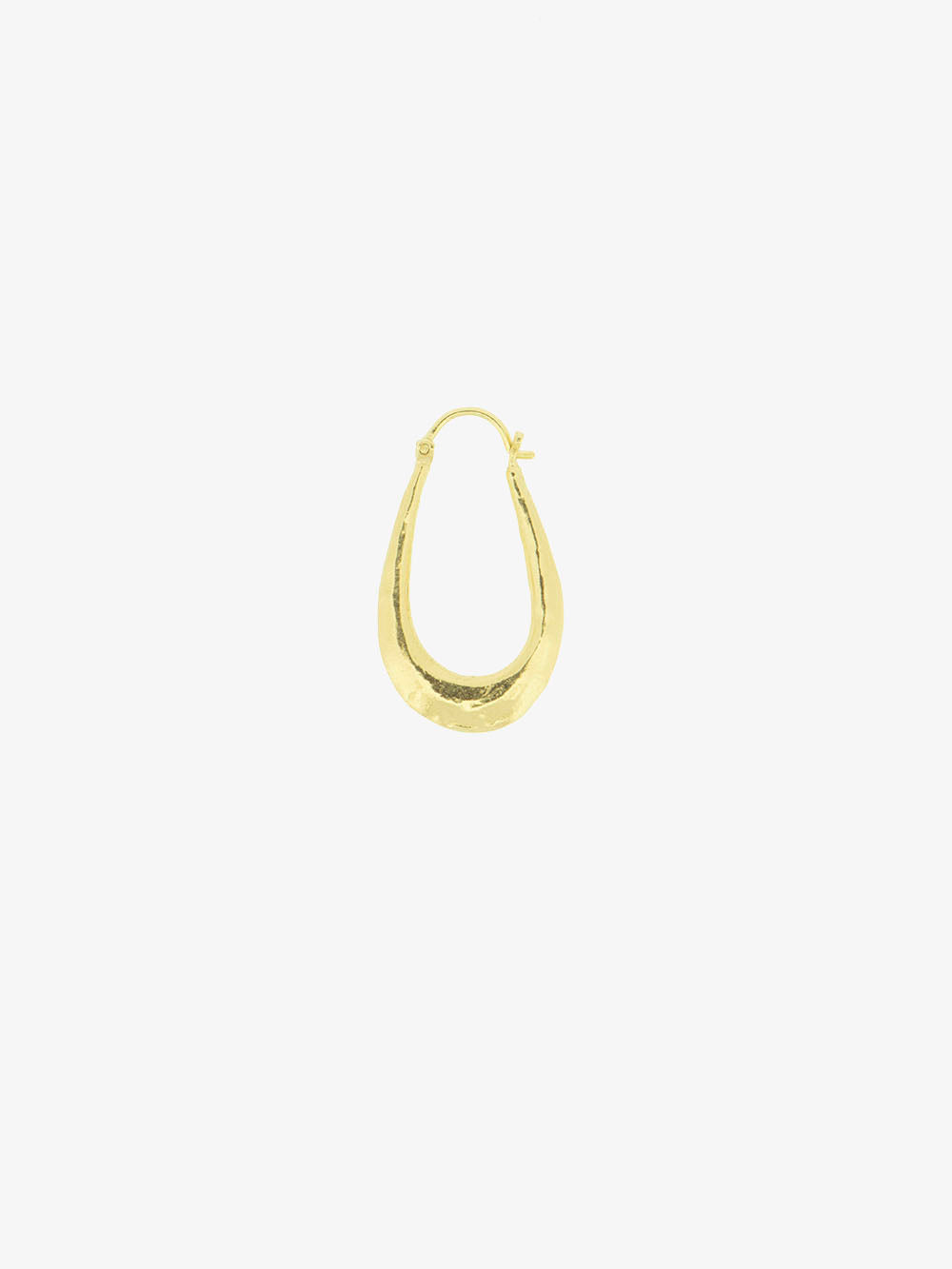 Weekend hoop | Gold Plated Silver