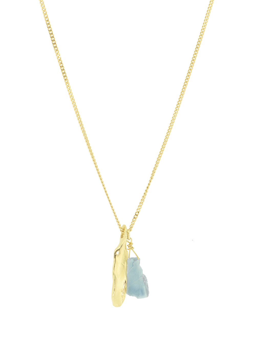 Together - Blue Opal | Gold Plated Silver