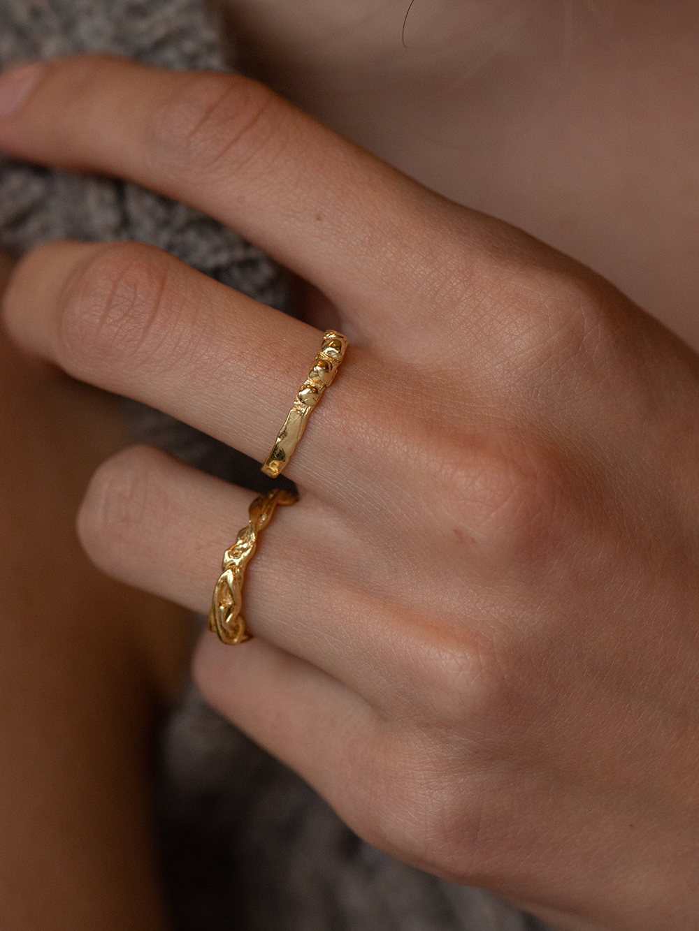 No letting go | Gold Plated Silver
