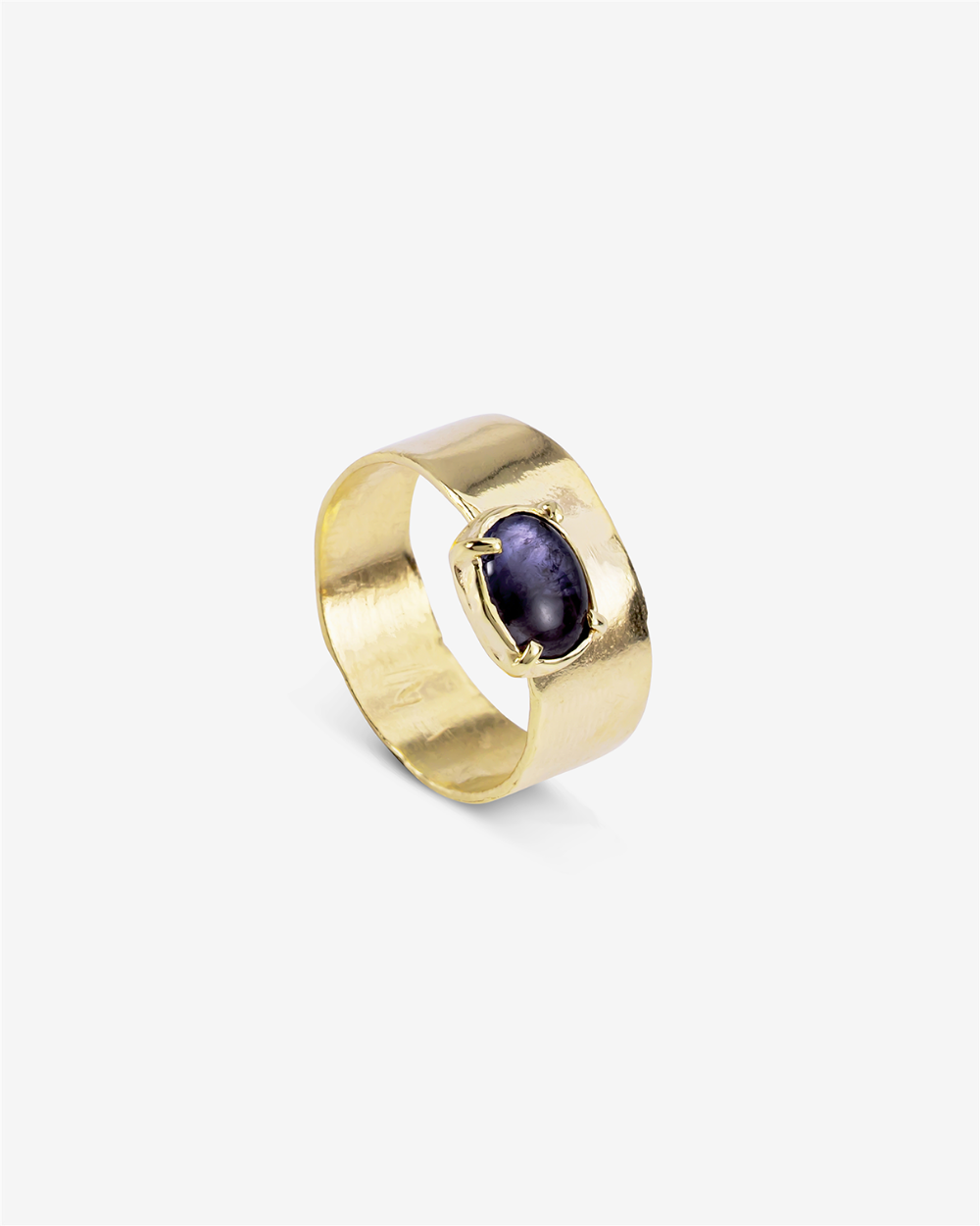 Wild fire - Iolite | Gold Plated Silver