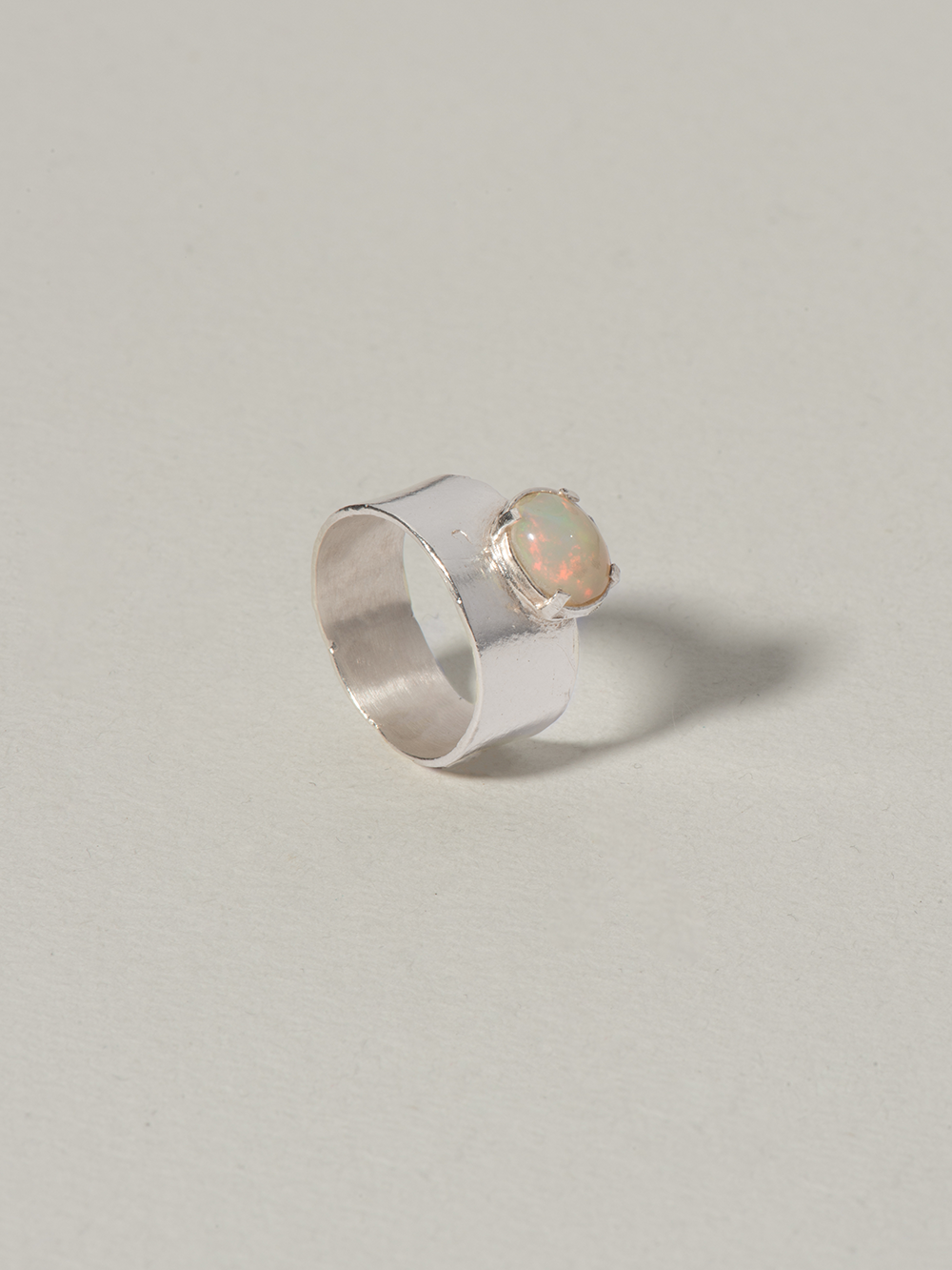 Wild fire - White Opal | 925 Sterling Silver