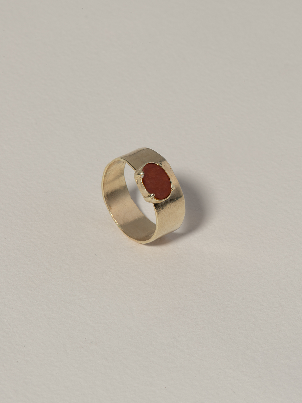 Wild fire - Red Jasper | Gold Plated Silver