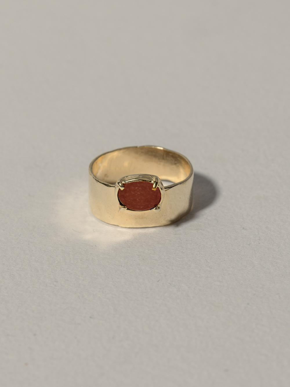 Wild fire - Red Jasper | Gold Plated Silver