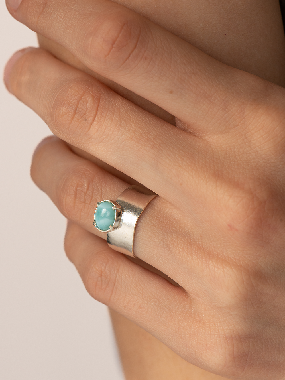 Wild fire - Larimar | 925 Sterling Silver
