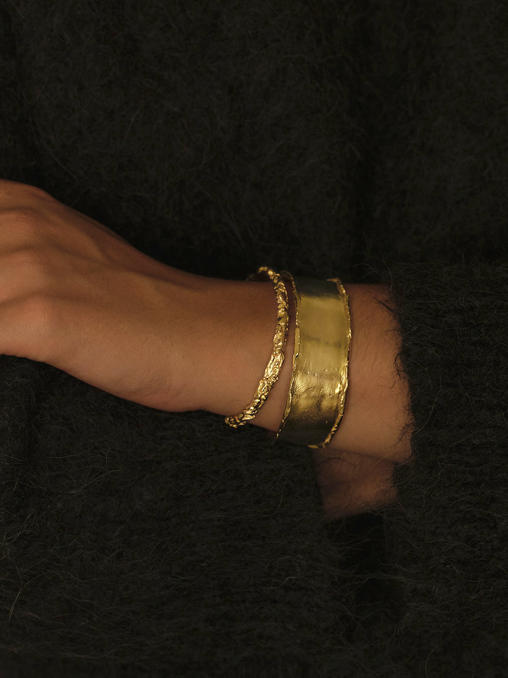 Wild night | Gold Plated Silver