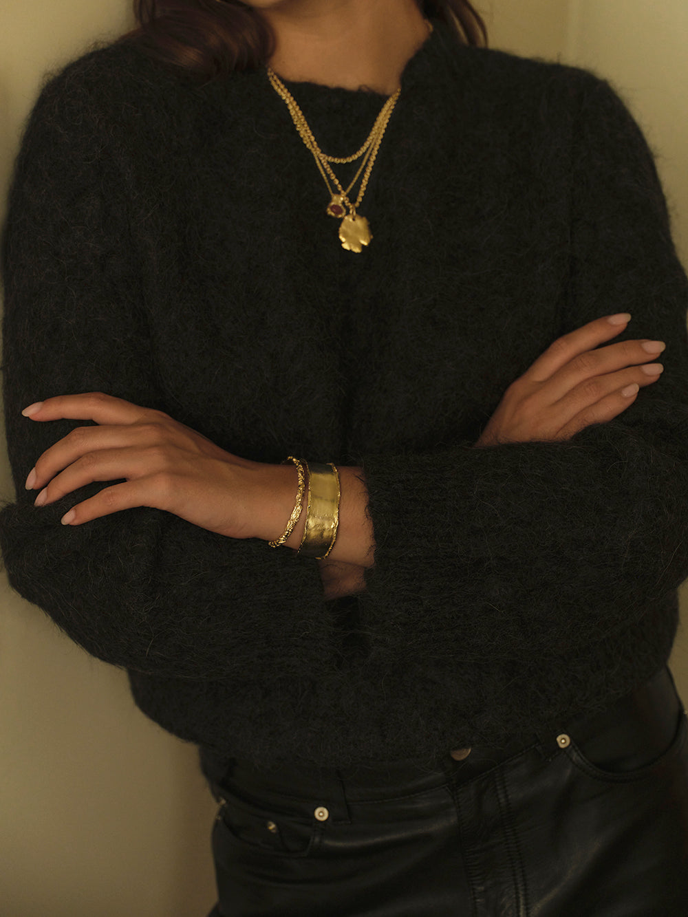 Wild night | Gold Plated Silver