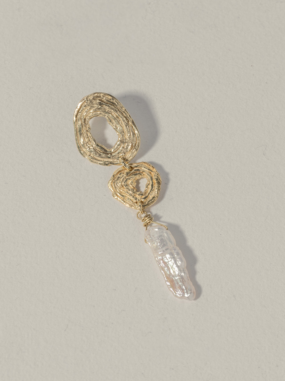 Winter city | Gold Plated Silver