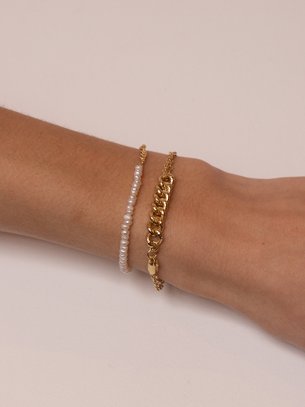 Lost & found - Pearl | Gold Plated Silver