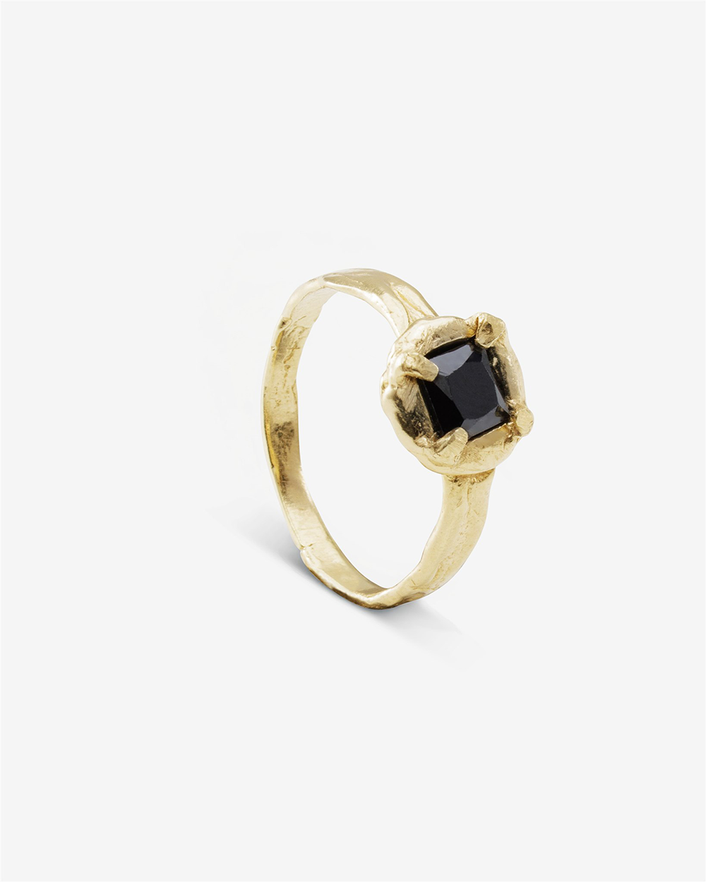 Keep me - Onyx | Gold Plated Silver