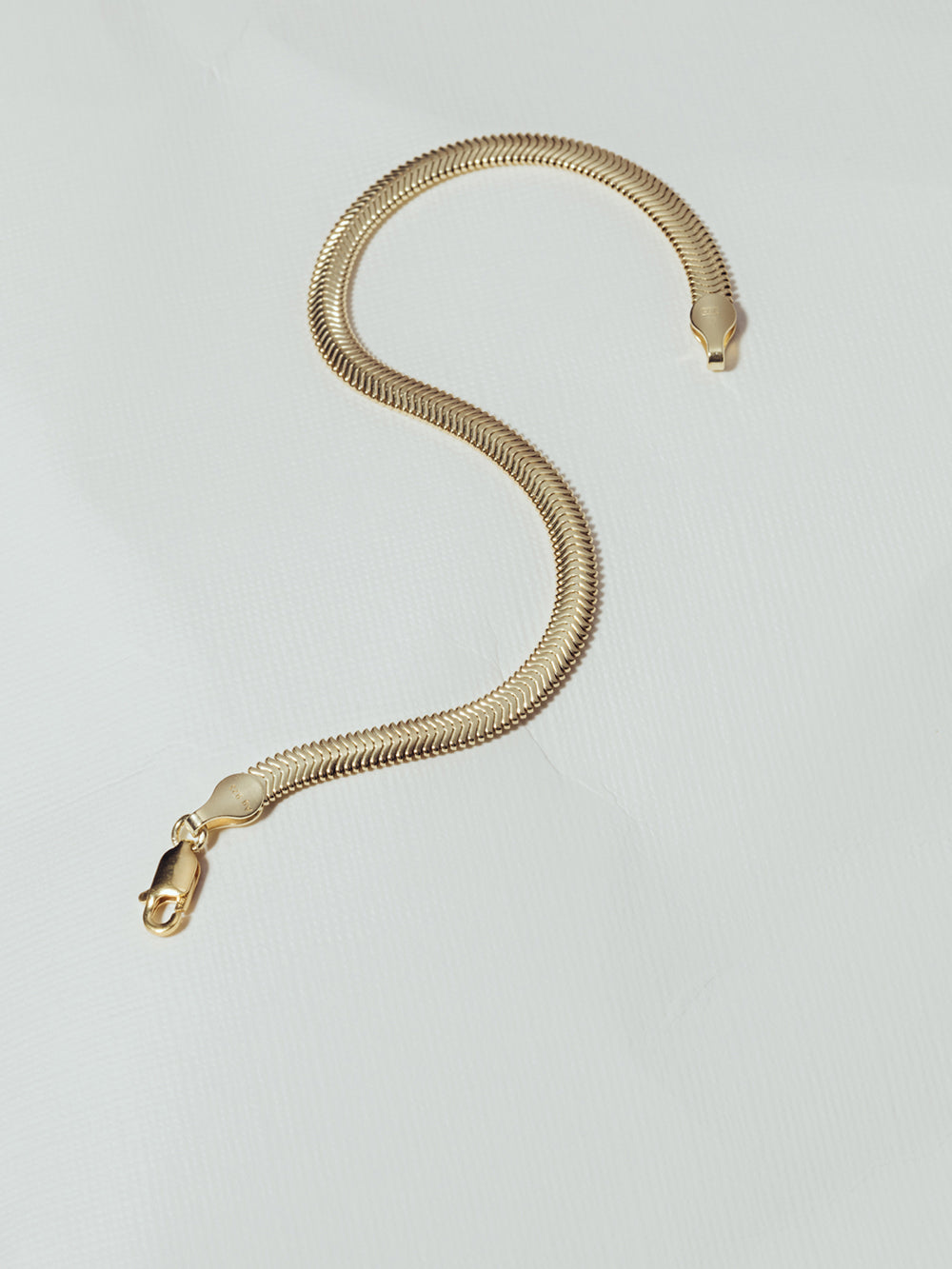14K Gold Snake Chain Bracelet